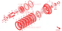 EMBRAYAGE pour Honda CB 500 F de 2016