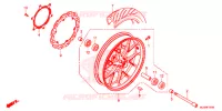 ROUE AVANT pour Honda CB 500 F de 2016