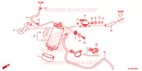 SYSTÈME DE RECYCLAGE DES GAZ pour Honda CB 500 F de 2016