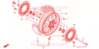 ROUE AVANT pour Honda CBR 1000 F de 1993