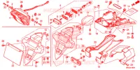 FEU ARRIERE pour Honda CBR 1000 RR FIREBLADE ABS BRANCO de 2017