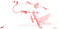 BEQUILLE pour Honda CBR 1000 ABS BLACK de 2016