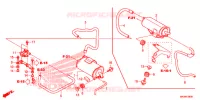SYSTÈME DE RECYCLAGE DES GAZ pour Honda CBR 1000 ABS BLACK de 2016