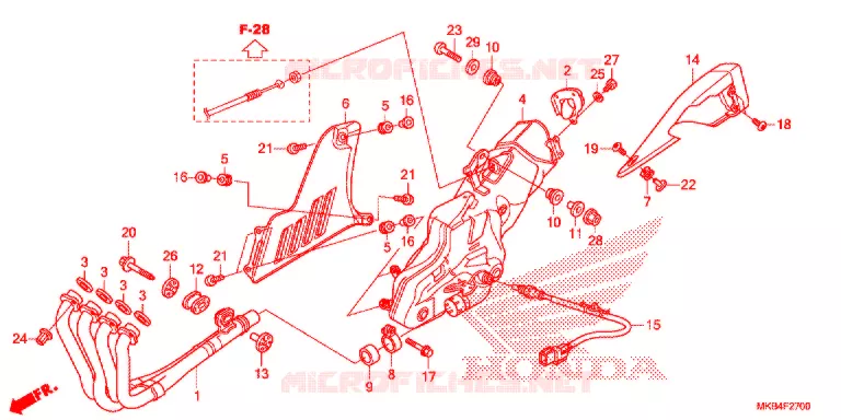SILENCIEUX D'ECHAPPEMENT Honda MOTO 1000 CBR 2016  CBR1000RAG