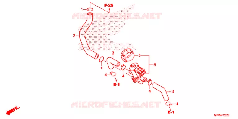 VALVE DE COMMANDE D'INJECTION D'AIR Honda MOTO 1000 CBR 2016  CBR1000RAG