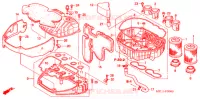 FILTRE A AIR  pour Honda CBR 1000 RR de 2004