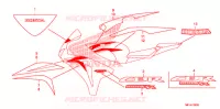 AUTOCOLLANTS (1) pour Honda CBR 1000 RR FIREBLADE de 2008