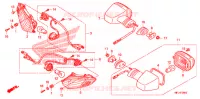 CLIGNOTANT (1) pour Honda CBR 1000 RR FIREBLADE de 2008