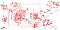 ROUE ARRIERE pour Honda CBR 1000 RR FIREBLADE de 2008
