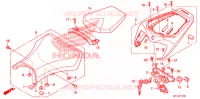 SELLE pour Honda CBR 1000 RR FIREBLADE de 2008