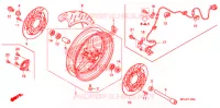 ROUE AVANT pour Honda CBR 1000 RR FIREBLADE de 2009