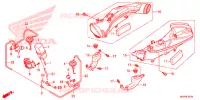 CONDUITE D'ADMISSION AIR   SOUPAPE pour Honda CBR 1000 RR de 2013