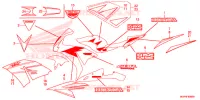 AUTOCOLLANTS (1) pour Honda CBR 1000 RR de 2013