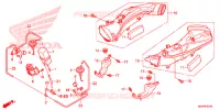 CONDUITE D'ADMISSION AIR   SOUPAPE pour Honda CBR 1000 RR de 2013