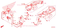 CONDUITE D'ADMISSION AIR   SOUPAPE pour Honda CBR 1000 RR WHITE de 2014