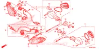 CLIGNOTANT pour Honda CBR 1000 SP REPSOL de 2016