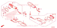 CLIGNOTANT pour Honda CBR 300 ABS BLACK de 2016