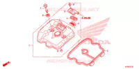 COUVRE CULASSE pour Honda CBR 300 ABS BLACK de 2016