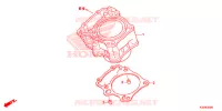 CYLINDRE pour Honda CBR 300 ABS BLACK de 2016
