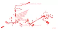 PEDALE pour Honda CBR 300 ABS BLACK de 2016