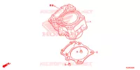 CYLINDRE pour Honda CBR 300 HRC TRICOLOR de 2015