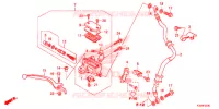 MAITRE CYLINDRE DE FREIN AVANT (STANDARD) pour Honda CBR 300 HRC TRICOLOR de 2015