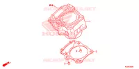 CYLINDRE pour Honda CBR 300 MATT BLACK de 2015