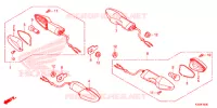 CLIGNOTANT pour Honda CBR 300 R de 2015