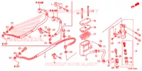MAITRE CYLINDRE DE FREIN ARRIERE pour Honda CBR 300 R de 2015