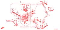 MAITRE CYLINDRE DE FREIN AVANT (STANDARD) pour Honda CBR 300 R de 2015