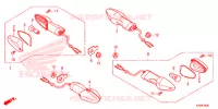 CLIGNOTANT pour Honda CBR 300 R de 2015