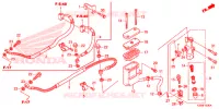 MAITRE CYLINDRE DE FREIN ARRIERE pour Honda CBR 300 R de 2015