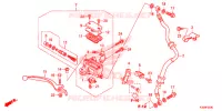 MAITRE CYLINDRE DE FREIN AVANT (STANDARD) pour Honda CBR 300 R de 2015