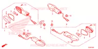 CLIGNOTANT pour Honda CBR 300 R de 2016