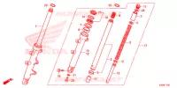 FOURCHE pour Honda CBR 300 R de 2016