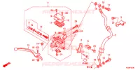 MAITRE CYLINDRE DE FREIN AVANT (STANDARD) pour Honda CBR 300 R de 2016