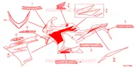 AUTOCOLLANTS pour Honda CBR 400 R ABS de 2014