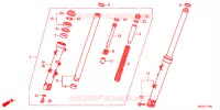 FOURCHE pour Honda CBR 400 R ABS de 2014