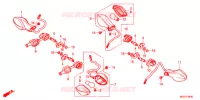 CLIGNOTANT pour Honda CBR 400 R ABS de 2013