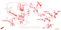 MAITRE CYLINDRE DE FREIN AVANT (ABS) pour Honda CBR 400 R ABS de 2013