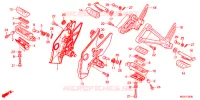 REPOSE PIED pour Honda CBR 400 R ABS de 2013