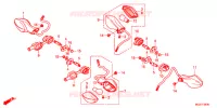 CLIGNOTANT pour Honda CBR 400 X de 2013