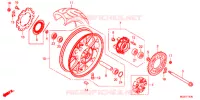 ROUE ARRIERE pour Honda CBR 400 X de 2013