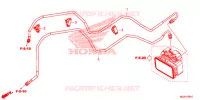 DURITE DE FREIN ARRIERE pour Honda CBR 500 R ABS WHITE de 2013
