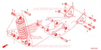 AMORTISSEUR ARRIERE pour Honda CBR 500 R ABS de 2015