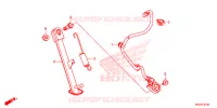 BEQUILLE pour Honda CBR 500 R de 2013