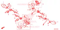 CLIGNOTANT pour Honda CBR 500 R de 2015