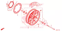 ROUE AVANT pour Honda CBR 500 R de 2015