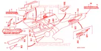 AUTOCOLLANTS ('92) pour Honda CBR 600 F2 SUPER SPORT de 1992