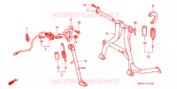 BEQUILLE pour Honda CBR 600 F2 SUPER SPORT de 1992